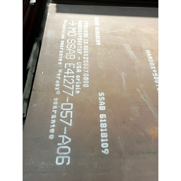 Plat Hardox 500 Tuf  ukuran 4mm  x 1500 x 3000mm