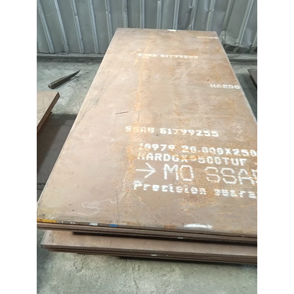 Plat Hardox 500 Tuf  ukuran 4mm  x 1500 x 3000mm