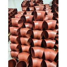 Cast Iron Fitting Elbow 45Deg 4 Inchi