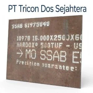 Hardox TUFF 500 Steel Plate /Iron  Pate Size 16 mm x 1200 x 6000